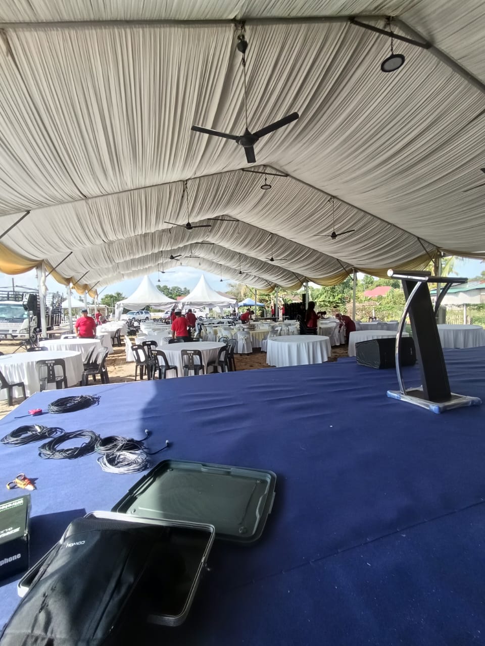 R-MAN Soundcheck Pre-Event Layout